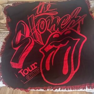 Rolling Stones No Filter Tour, Blanket Great Condition , w Sticker